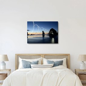 Kép - tengerpart naplementekor (70x50 cm)