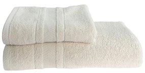 Frottír törölköző deluxe Monaco krém 70x140cm TiaHome