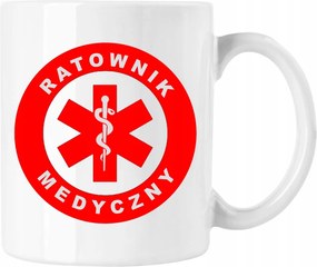 Orvosi mentő bögre 1 Fehér 330ml