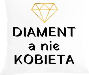 Párna párnahuzat Ajándék Valentin nap Születésnap Gyémánt nem Nő