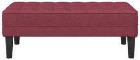 Pad Borvörös 113x57x39 cm Szövet