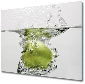Üveg vágódeszka Apple víz alatt 60x52 cm
