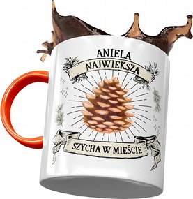 Narancssárga Bögre Angyalbarátoknak Ajándék Nyomtatott Fotóval