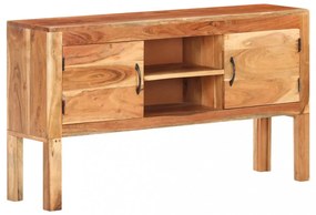 tömör akácfa tálalószekrény 116 x 30 x 66 cm