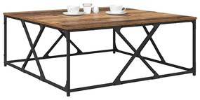 Dohányzóasztal Régi fa 100 x 100 x 40 cm Faanyag