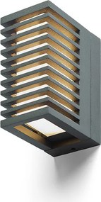 RENDL CLAIRE RC fali lámpa antracit opálakril 230V LED 6W IP54 3000K