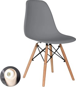 Modern Szék Fa Lábakkal 46 x 40 x 83,5 cm