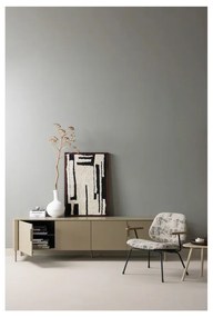 Bézs zsenília fotel Aure – WOOOD