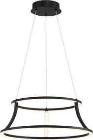 Quintiesse Cadoux QN-CADOUX-P-BK Függőlámpa 1x54W/LED 3000K 1490lm IP20