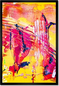 Poszterek keretben 40x60 Absztrakt Víztömlő