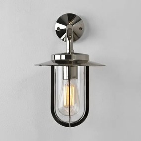 ASTRO LIGHTING 1096001 MONTPARNASSE Klasszikus Kültéri Fali Lámpa Nikkel, Átlátszó E27 IP44