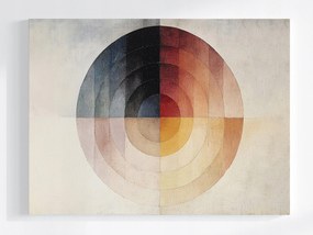 Poszter Grafika Absztrakt Bauhaus Kör Geometria 100x75