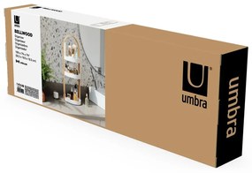 Fehér-natúr színű fa fürdőszobai rendszerező Bellwood – Umbra