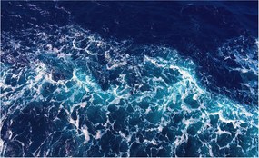 Fotótapéta Dekoratív Fali Tapéta Tengeri hullámok 416x254