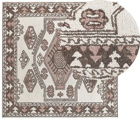 Színes Gyapjúszőnyeg 200 x 200 cm TOMARZA Beliani