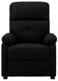 fekete szövet elektromos dönthető fotel