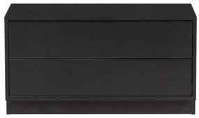 Fekete borovi fenyő moduláris TV-állvány 75x40 cm Finca – WOOOD