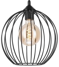 Csillár zsinóron ZOYA 1xE27/60W/230V fekete