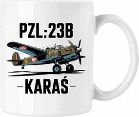 Karaś repülőgép retro bögre 6 Fehér 330ml