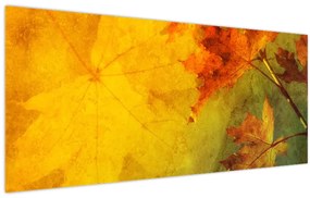 Kép - Őszi levelek (120x50 cm)