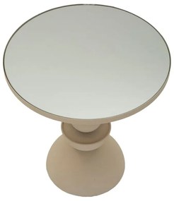 kortárs dohányzóasztal tükörlappal Ø40 cm – Dune