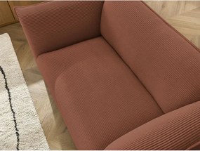 Narancssárga kordbársony kanapé 170 cm Giorgia – Bobochic Paris