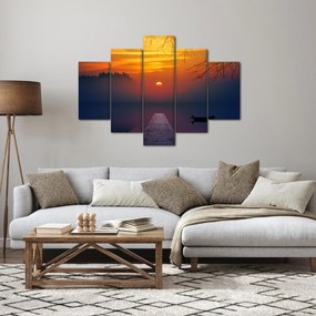 Híd képe naplementekor (150x105 cm)