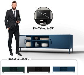 XL ROSARIA RTV SZEKRÉNY – SÖTÉTKÉK (1700 x 400 x 500)