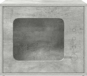 vidaXL Macska Ház Beton 51 x 30 x 42,5 cm Faanyag
