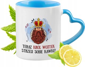 Wojtka Kék Bögre Szív Alakú Füllel Ajándék