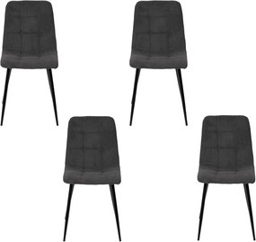 Avenberg ARDEN Étkezőszék szett - 4db, szürke