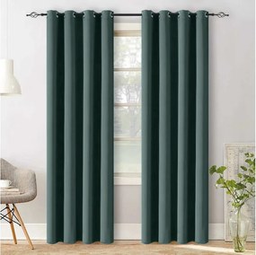 Türkizkék OXFORD függöny 140x250 cm Felfüggesztés: Hullámos sínszalag