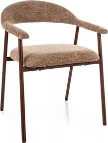 Lagos D Raven étkezőszék latte/dió