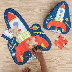 Puzzle (darabszám 18) Space Age rocket – Rex London