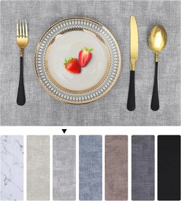 Homaxy mosható alátét, 4 db-os szett, vízálló alátét