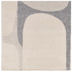 Világosszürke-krémszínű szőnyeg 133x190 cm Porto – Universal