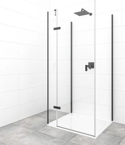 U-kabin téglalap 100x80 cm Hüppe Strike New SIKOKHU10080TCL