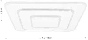 Brilagi - LED Dimmelhető mennyezeti lámpa MODERN LED/72W/230V 3000-6000K + távirányító