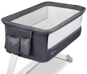 Lionelo - Utazóágy THEO sötétszürke