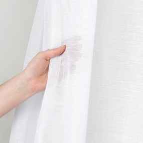 Goldea luxus, fényes függöny - fehér 300 cm
