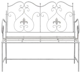 Pad Fehér Fém 104 x 54 x 93 cm Tartós Kültéri Pad