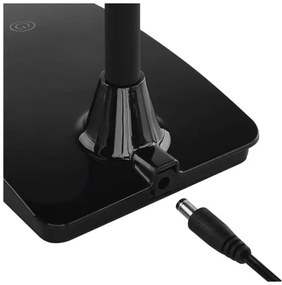 LED fényerőszabályozható asztali lámpa EDDY LED/6W/230V 3000/4500/6800K fekete