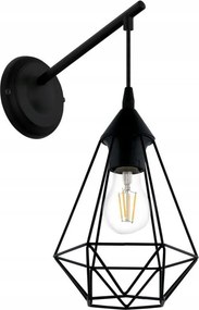 Byron fali lámpa fekete E27 60W Inspire