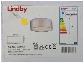 Lindby Lindby - Mennyezeti lámpa NICA 3xE14/40W/230V LW1462