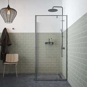 Sealskin Contour zuhanykabin 100x100 cm négyzet matt/átlátszó üveg CD181006145100