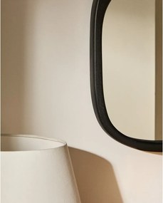 Fali tükör tömörfa kerettel 45,5x47 cm Alura – Kave Home