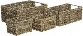 4 db-os fonott tároló kosár szett