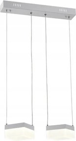 Geometrikus formájú hintákra emlékeztető mennyezeti lámpa a Gina előszobában