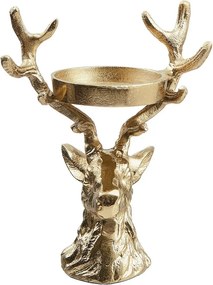 OH MY DEER gyertyatartó, arany 21cm