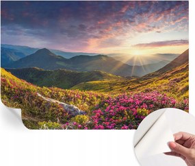 Öntapadós fali fotótapéta Hálószobába Hegyi panoráma 152x104 cm